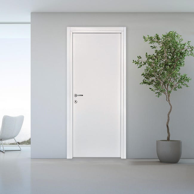Leroymerlin Porta battente Fresh bianco L 70 x H 210 cm reversibile Saldi