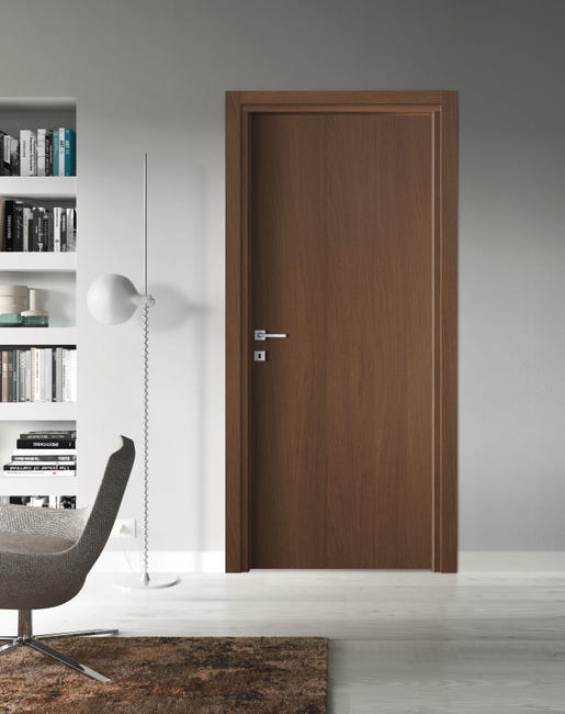 Leroymerlin Porta battente Noix noce L 70 x H 210 cm reversibile Offerte