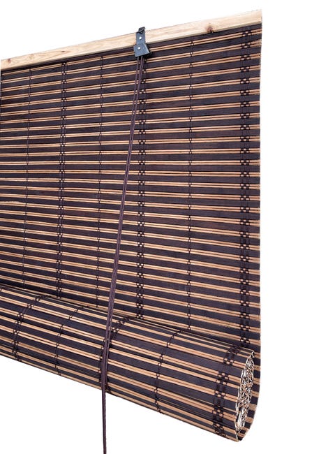 Leroymerlin Tenda a rullo oscurante Atlanta wengè 150x300 cm In Saldo