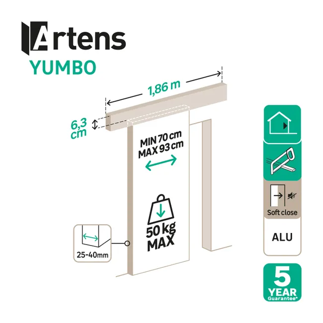 Leroymerlin Sistema scorrevole Atelier bianco per anta in legno e metallo L 1 86 m Black Friday