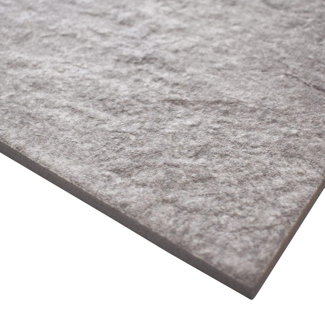 Leroymerlin Piastrella da pavimento interno ed esterno Alpi in gres porcellanato satinato grigio 30 x 15cm Sp. 9 mm traffico intenso (pei 4/5) R11 Rilascio limitato