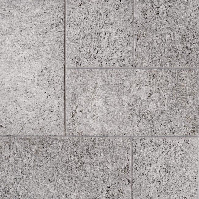 Leroymerlin Piastrella da pavimento interno ed esterno Alpi in gres porcellanato satinato grigio 30 x 15cm Sp. 9 mm traffico intenso (pei 4/5) R11 Rilascio limitato