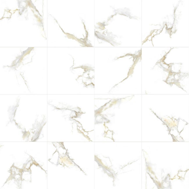 Leroymerlin Piastrella da pavimento e rivestimento interno rettificato Fantastica in gres porcellanato oro 60 x 60cm Sp. 9 mm traffico medio forte (pei 3/5) R9 Ultimi tre giorni