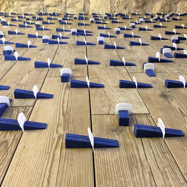 Leroymerlin Sistema livellante per piastrelle a Dritto Sp 1 mm. Confezione da 100 pezzi Fino al 50% di sconto