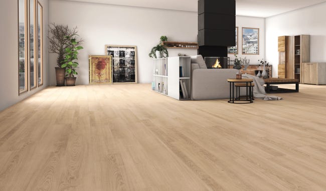 Leroymerlin Pavimento laminato CLASSEN Abele rovere chiaro resistente all'acqua Sp 7mm Fino al 60% di sconto