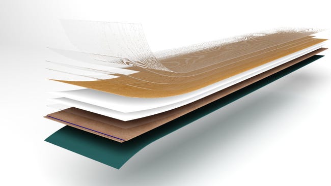 Leroymerlin Pavimento laminato CLASSEN Uberwood rovere chiaro resistente all'acqua Sp 8mm Only for today