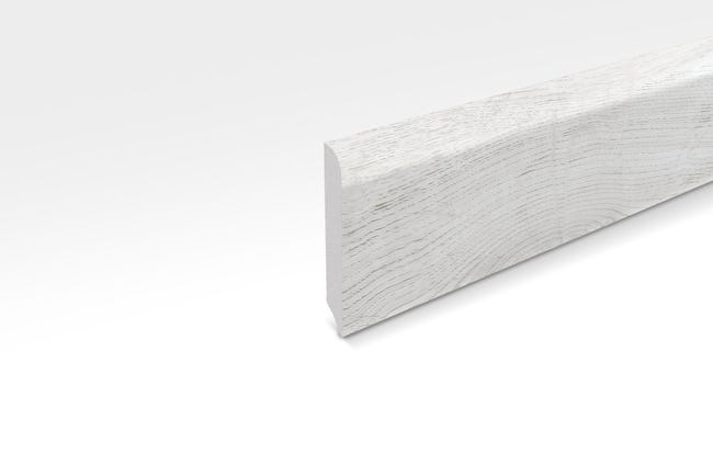Leroymerlin Battiscopa Cervinia in pvc rovere sbiancato Sp 1 mm x H 7 x L 240 cm / 2.4 m Offerta speciale della fabbrica