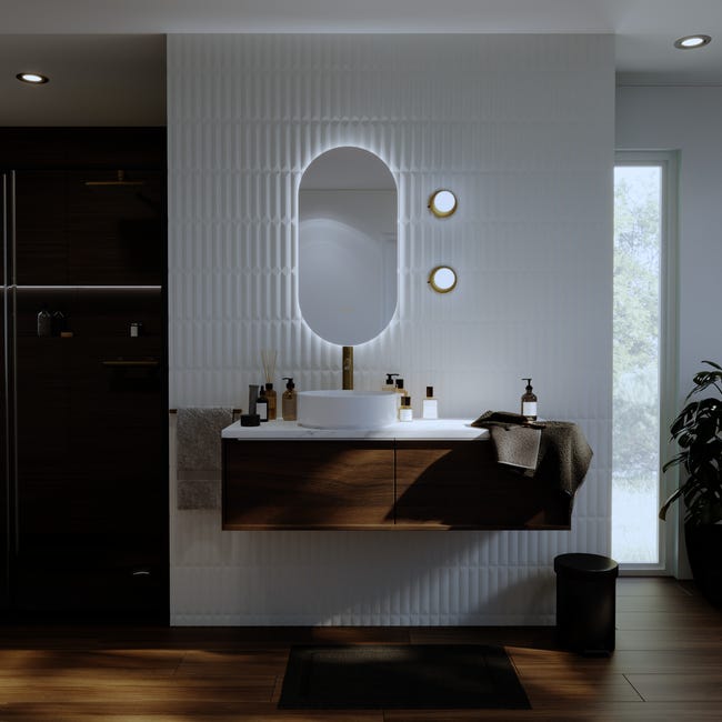 Leroymerlin Mosaico in ceramica BUMP bianco L 31.5 x L 20cm x Sp. 0.0 mm Acquista Ora