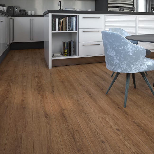 Leroymerlin Pavimento laminato ARTENS Waterwood marrone resistente all'acqua Sp 7mm Prezzo Ridotto