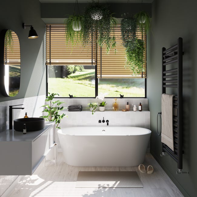 Leroymerlin Pavimento laminato ARTENS DESIGN Waterton grigio resistente all'acqua Sp 8mm Presa