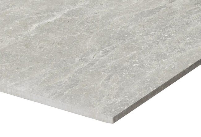 Leroymerlin Piastrella da pavimento e rivestimento interno ed esterno rettificato PATH in gres porcellanato opaco grigio 120 x 60cm Sp. 9.2 mm traffico molto intenso (pei 5/5) R10 Sconto