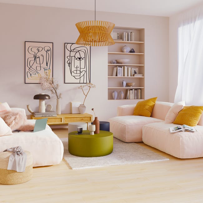 Leroymerlin Pavimento laminato ARTENS DESIGN Kenmare beige resistente all'acqua Sp 8mm Offerta