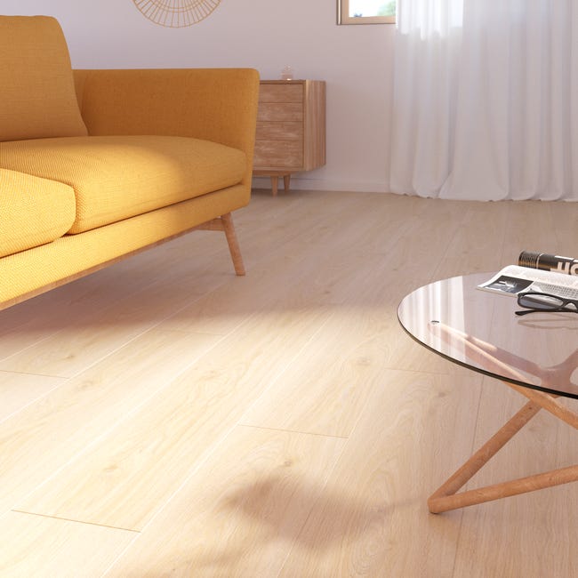 Leroymerlin Pavimento laminato ARTENS DESIGN Kenmare beige resistente all'acqua Sp 8mm Offerta
