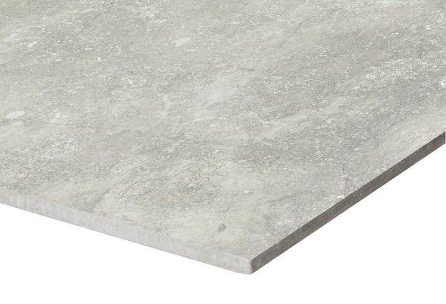 Leroymerlin Piastrella da pavimento e rivestimento interno ed esterno rettificato PATH in gres porcellanato opaco grigio 60 x 60cm Sp. 9.2 mm traffico molto intenso (pei 5/5) R10 In Vendita