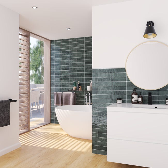 Leroymerlin Pavimento laminato ARTENS DESIGN Dunmore marrone resistente all'acqua Sp 8mm Offerte