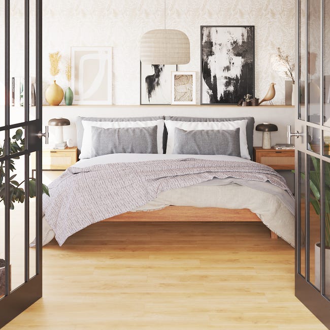 Leroymerlin Pavimento laminato ARTENS DESIGN Dunmore marrone resistente all'acqua Sp 8mm Offerte