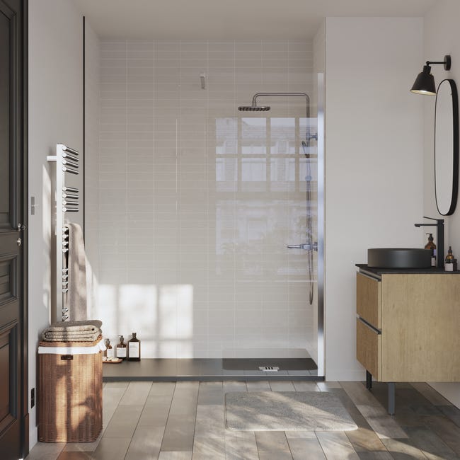 Leroymerlin Piastrella da pavimento e rivestimento interno ARTURI in gres naturale smaltato opaco multicolore 15 x 90cm Sp. 8.8 mm traffico medio forte (pei 3/5) R9 Vendita Economica