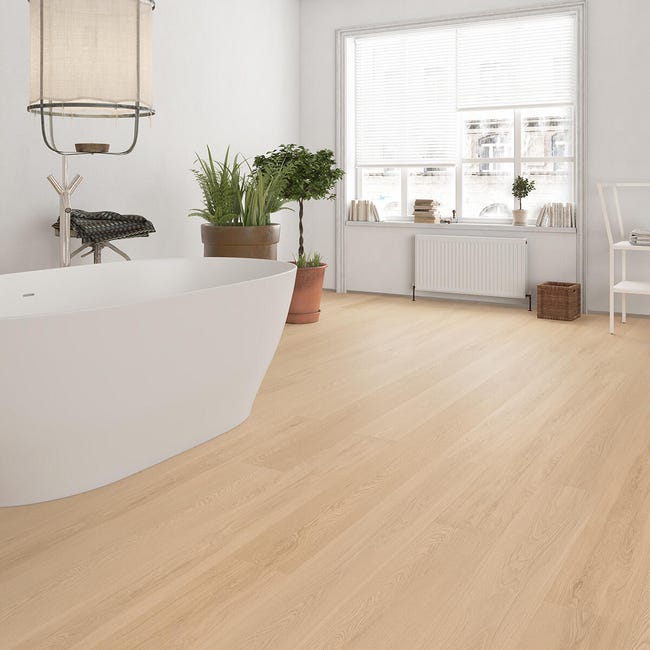 Leroymerlin Pavimento laminato ARTENS Grandis Light Natural XL rovere chiaro resistente all'acqua Sp 10mm Saldi Di Fabbrica