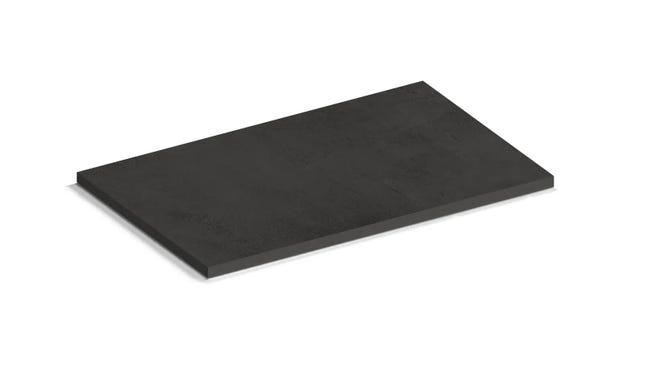 Leroymerlin Piastrella da pavimento e rivestimento interno rettificato Kaleidos in gres porcellanato smaltato opaco antracite 120 x 60cm Sp. 9 mm traffico intenso (pei 4/5) R9 Vendite Flash