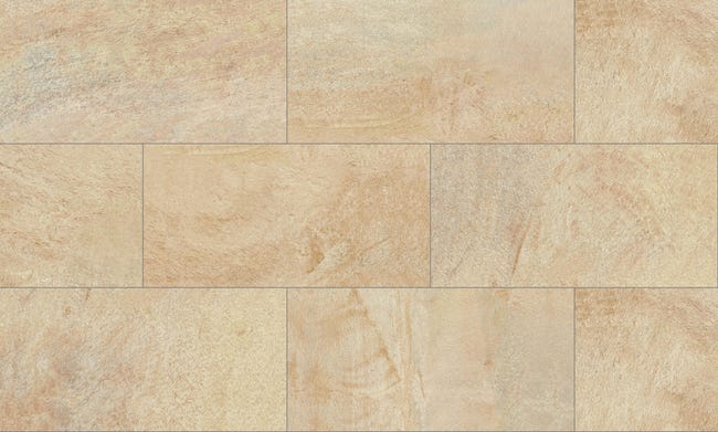 Leroymerlin Piastrella da pavimento esterno Barge in gres porcellanato opaco beige 60 x 30cm Sp. 8.5 mm traffico molto intenso (pei 5/5) R11 Prezzo di fabbrica