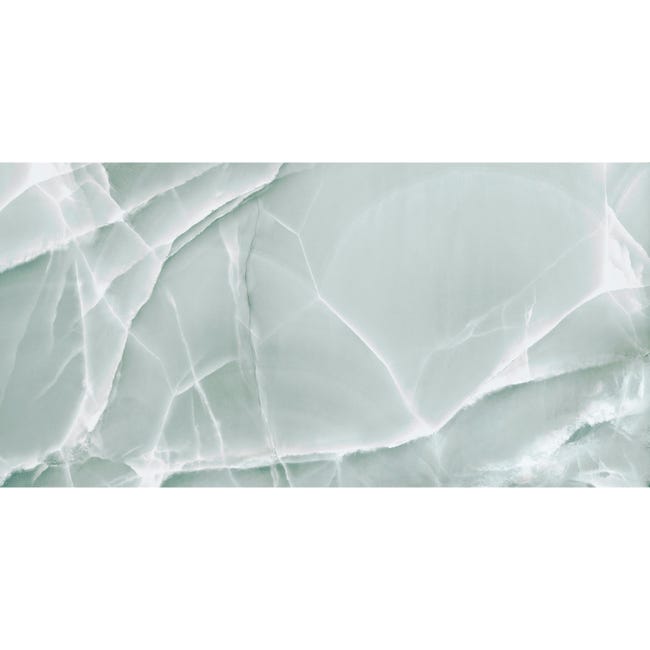 Leroymerlin Piastrella da rivestimento interno rettificato ALTEA in gres porcellanato smaltato lucido onice blu 120 x 60cm Sp. 7 mm traffico medio forte (pei 3/5) Shopping online