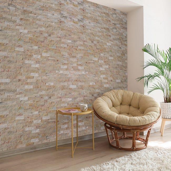 Leroymerlin Rivestimento decorativo in pietra NATIMUR IVORY TRAVERTIN 0.48 M2 beige/crema da interno / esterno Offerta natalizia