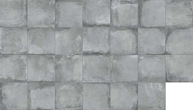 Leroymerlin Piastrella da pavimento esterno VALDORCIA in gres porcellanato smaltato opaco grigio 60 x 60cm Sp. 9 mm traffico intenso (pei 4/5) R11 Offerta per la Festa della Mamma