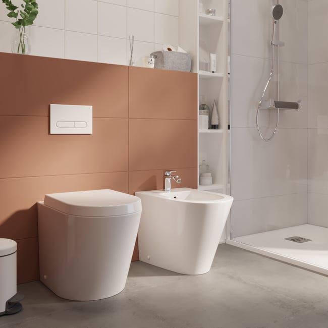 Leroymerlin Bidet filomuro compacta SENSEA bianco lucido Online Outlet