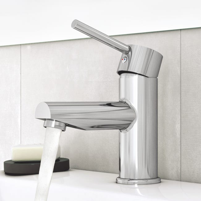 Leroymerlin Rubinetto per lavabo a canna bassa Hilo New cromato lucido SENSEA H 15 cm Offerte esclusive