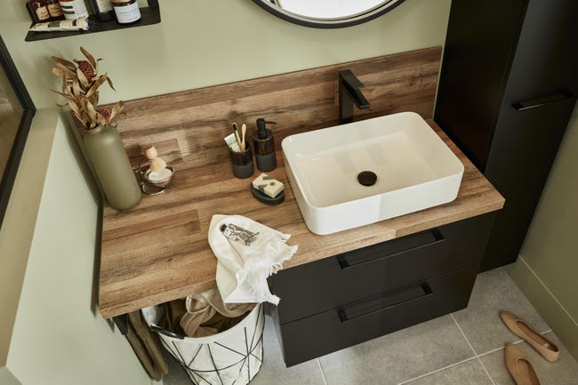 Leroymerlin Rubinetto per lavabo Studio nero cromato opaco SENSEA H 35 cm Nuovi prodotti