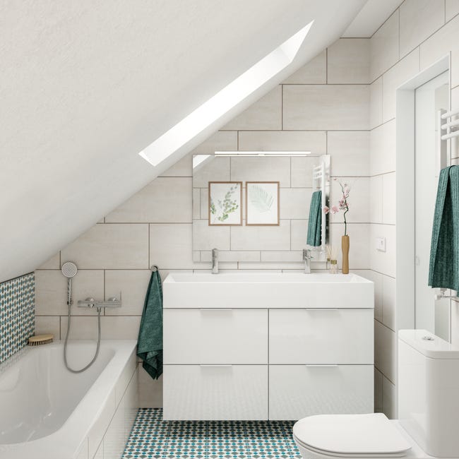Leroymerlin Rubinetto per lavabo a canna media Essential cromato lucido SENSEA H 15.05 cm Bestseller