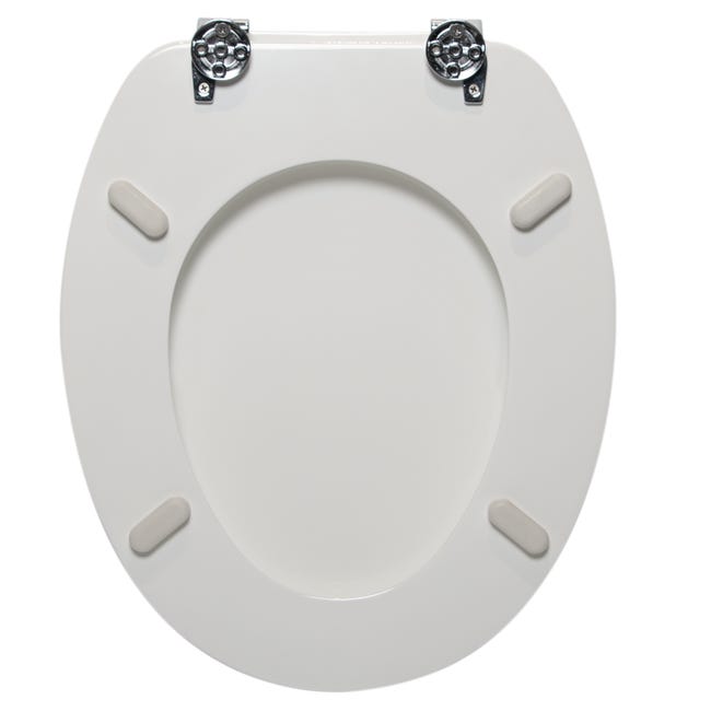 Leroymerlin Copriwater ovale universale POP SENSEA legno bianco Offerta settimanale