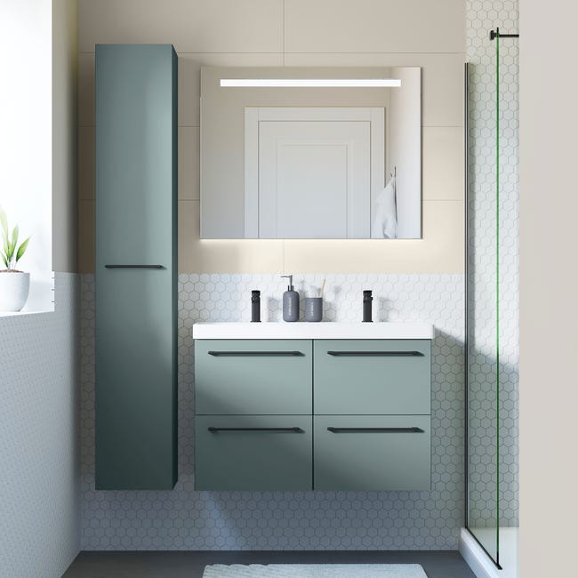 Leroymerlin Anta mobile da bagno verde SENSEA L 30 x H 172.9 x Sp 1.8 cm Rilascio limitato