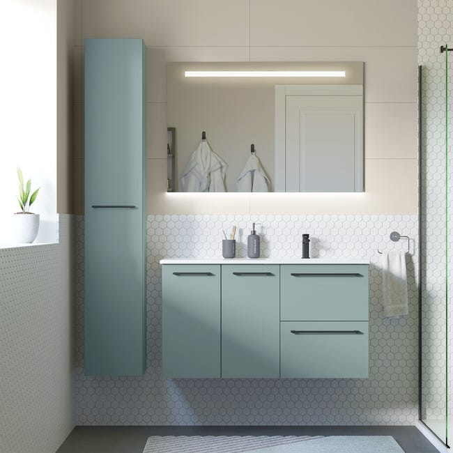 Leroymerlin Anta mobile da bagno verde SENSEA L 30 x H 172.9 x Sp 1.8 cm Rilascio limitato