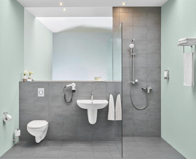 Leroymerlin Rubinetto per lavabo a canna bassa Start Clova cromato lucido GROHE H 15 cm Latest stili