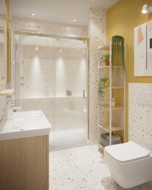 Leroymerlin Lavabo integrale a incasso bacino al centro rettangolare Easy L 71.4 x H 15.5 x P 42.4 cm in ceramica bianco Only for today