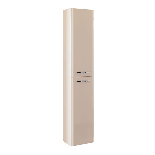 Leroymerlin Colonna per mobile bagno Best 2 ante P 27 x L 30 x H 160 cm crema Enormi sconti