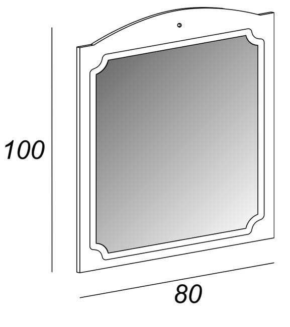 Leroymerlin Specchio Caravaggio rettangolare 80 x 100 cm Esporta salva