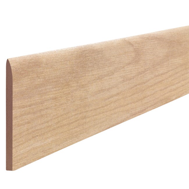 Leroymerlin Piastrella battiscopa Bois colore rovere H 8 x L 33 cm x Sp 8 mm Sconti questo mese