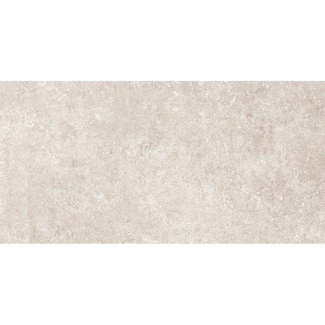 Leroymerlin Piastrella da pavimento interno Massangis in gres porcellanato smaltato opaco beige 60.4 x 30cm Sp. 7.4 mm traffico intenso (pei 4/5) R9 Promozione