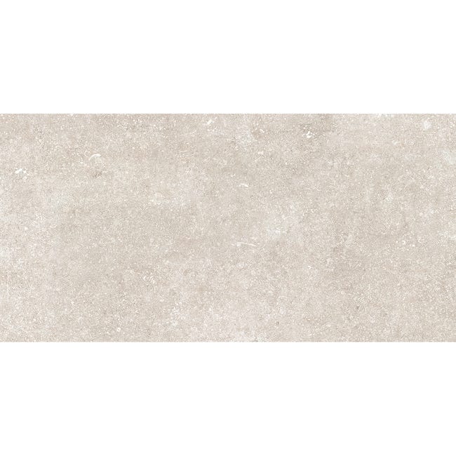 Leroymerlin Piastrella da pavimento interno Massangis in gres porcellanato smaltato opaco beige 60.4 x 30cm Sp. 7.4 mm traffico intenso (pei 4/5) R9 Promozione