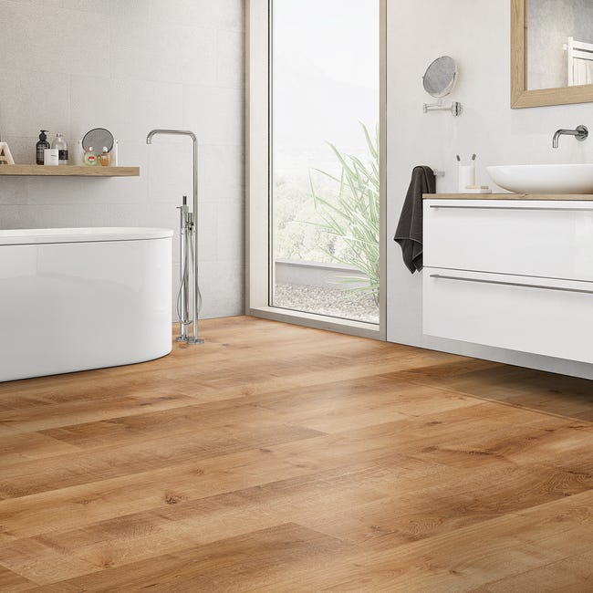 Leroymerlin Pavimento laminato ARTENS DESIGN WESTPORT larice chiaro resistente all'acqua Sp 10mm Negozi Online