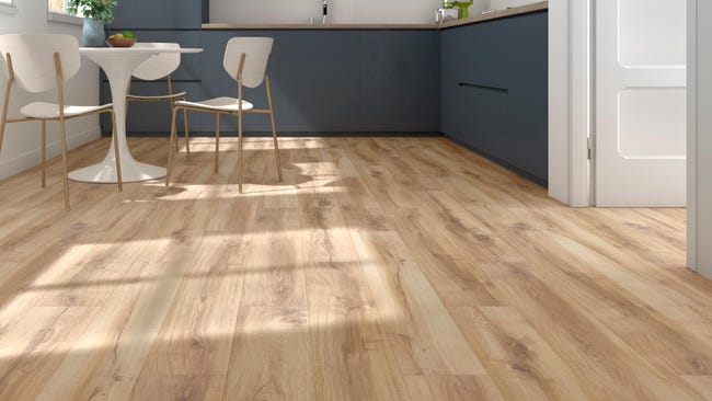 Leroymerlin Pavimento laminato ARTENS Zaragoza rovere naturale resistente all'acqua Sp 10mm Saldi