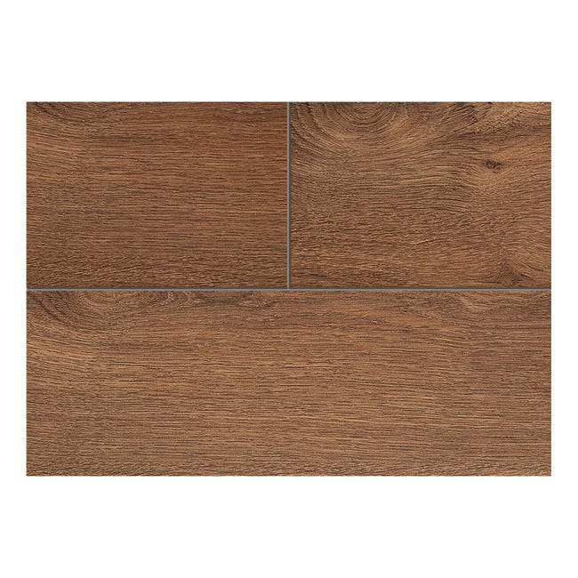 Leroymerlin Pavimento laminato ARTENS Oak redbrown marrone resistente all'acqua Sp 8mm Spedizione gratuita
