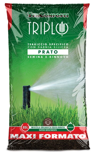 Leroymerlin Terriccio TERCOMPOSTI Triplo prato maxi 85 L Fornitura limitata