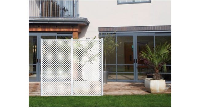 Leroymerlin Profilo NORTENE MOSAIC/PRIVAT in polipropilene H 200 x L 5.6 bianco Shopping online