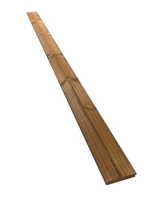 Leroymerlin Listone da incastro THERMOWOOD ONEK in legno 200 x 11.7 cm Sp 21 mm marrone Super Saving Price