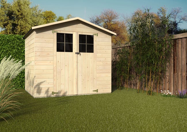 Leroymerlin Casetta da giardino DECOR ET JARDIN in legno Iris con porta doppio battente superficie totale 4.61 m² e spessore parete 12 mm Latest stili