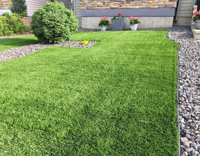 Leroymerlin Erba artificiale 30 mm 4F GROUP Deluxe al rotolo 5 x 2 m 10 m² Sostegno trimestrale