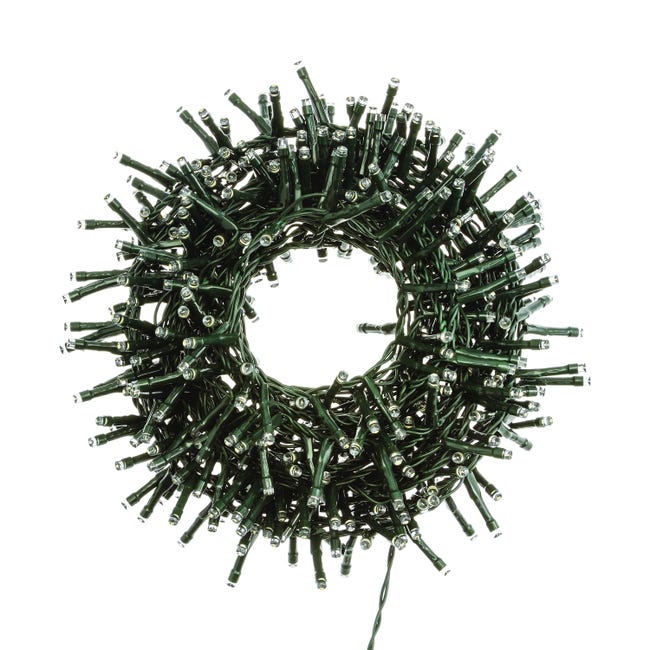 Leroymerlin Catena luminosa 1000 lampadine LED bianco caldo Led Mini cluster 20.5 m Super sconto